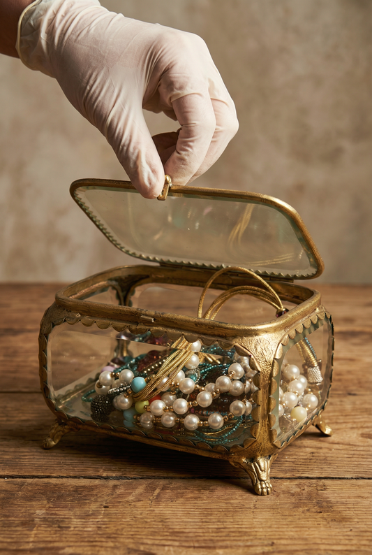 Antique Brass Box ( 100% Brass)